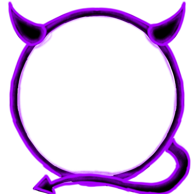 Purple Devil Decoration